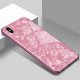 Funda 360 iPhone XS Marmol Templada Rosa