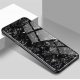 Funda 360 iPhone XS Marmol Templada Negra