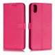 Funda cuero Flip iPhone XS Rosa