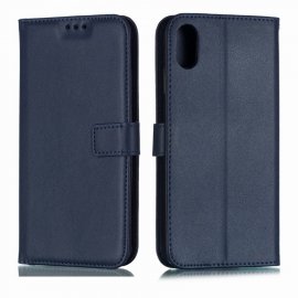 Funda cuero Flip iPhone XS Navy