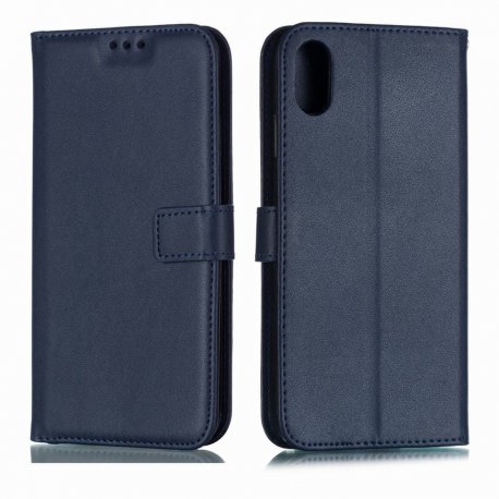 Funda cuero Flip iPhone XS Navy