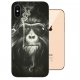 Funda iPhone XS Gel TPU Dibujo Mono