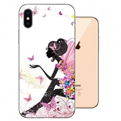 Funda iPhone XS Gel TPU Dibujo Ada