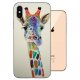 Funda iPhone XS Gel TPU Dibujo Jirafa Cool
