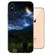 Funda iPhone XS Gel TPU Dibujo Noche