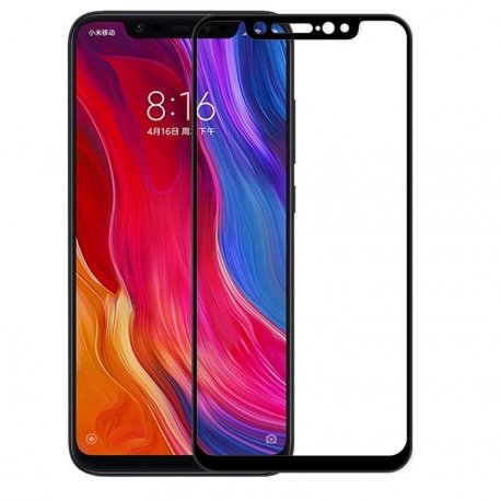 Protector Pantalla Cristal Negro Templado Xiaomi MI 8 SE