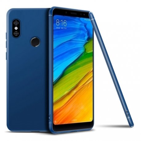 Funda Gel Xiaomi MI 8 SE Flexible y lavable Mate Azul