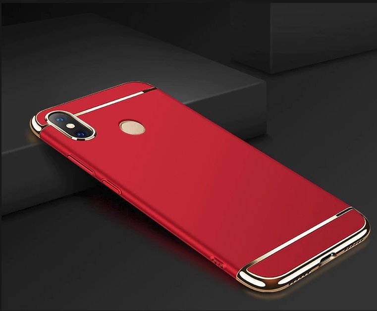 Funda Xiaomi MI 8 Cromadas Roja.