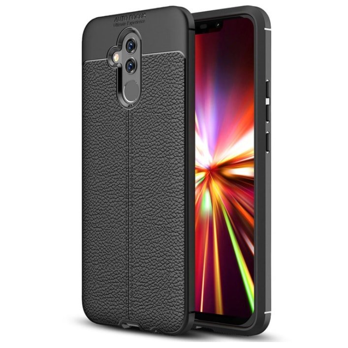 Funda Huawei Mate 20 Lite Tpu Cuero 3D Negra