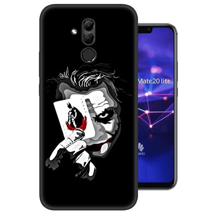Funda Huawei Mate 20 Lite Gel Dibujo Joker de alta calidad.
