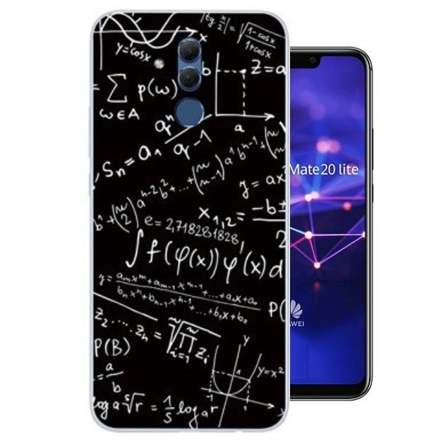 Funda Huawei Mate 20 Lite Gel Dibujo Formulas alta calidad.