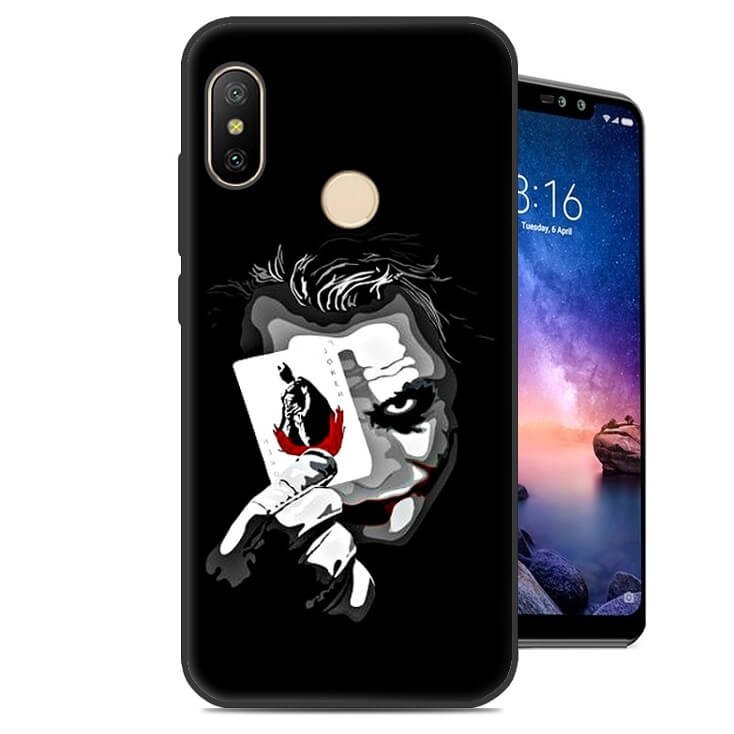 Funda Xiaomi Redmi Note 6 Gel Dibujo Joker