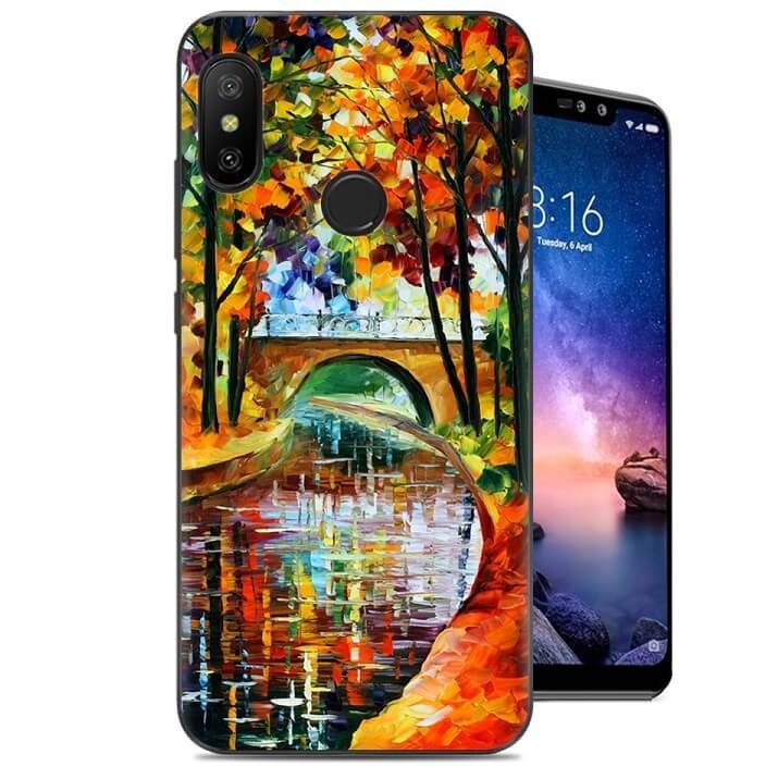Funda Xiaomi Redmi Note 6 Gel Dibujo Pintura