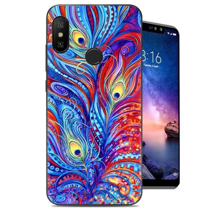 Funda Xiaomi Redmi Note 6 Gel Dibujo Wapi