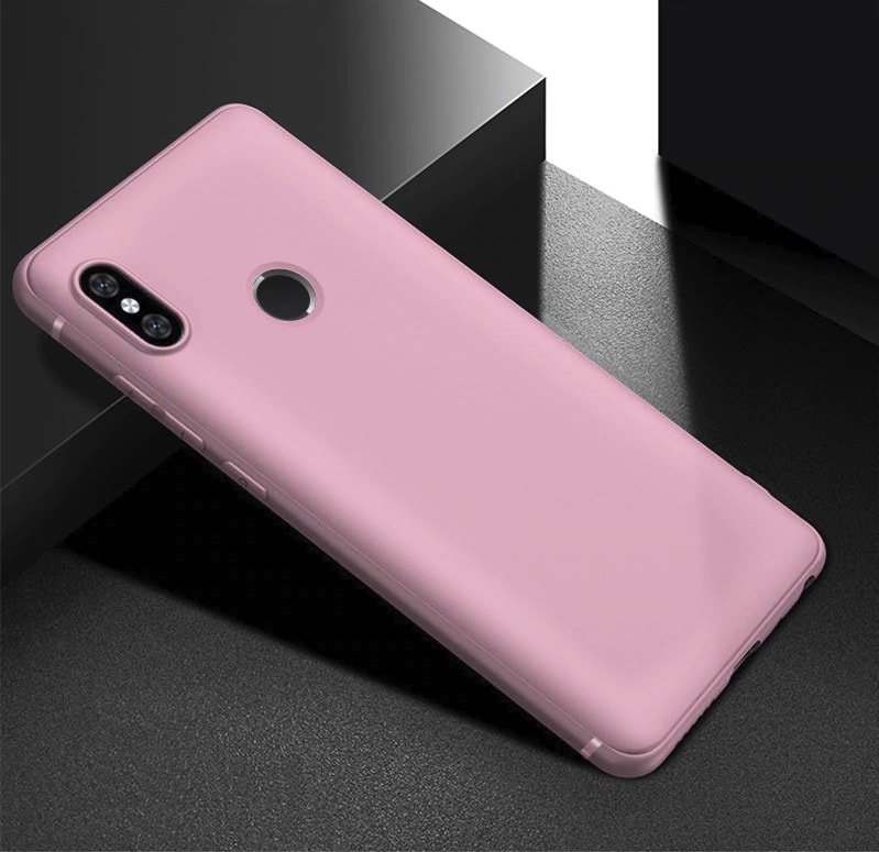 Funda Gel Xiaomi Note 6 Pro Flexible y lavable Mate Rosa