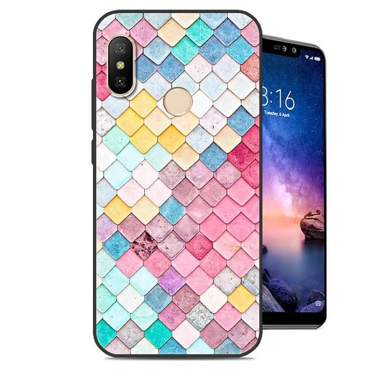 Funda Xiaomi Redmi Note 6 Pro Gel Dibujo Aquarela
