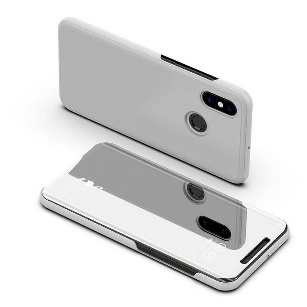 Funda Libro Smart Translucida Xiaomi Redmi Note 6 Pro Gris