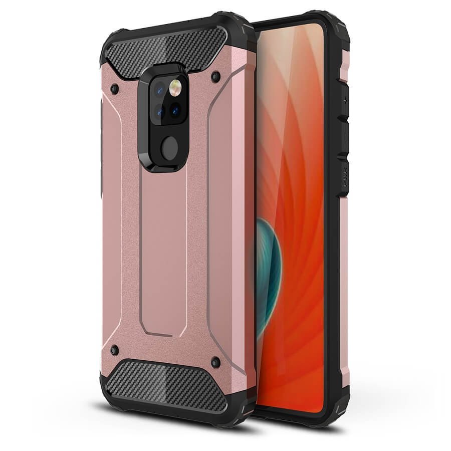 Funda Huawei Mate 20 Shock Resistante Rosa.