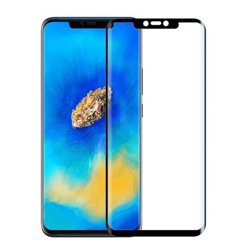 Protector Pantalla Cristal Templado Huawei Mate 20 Negro Pro