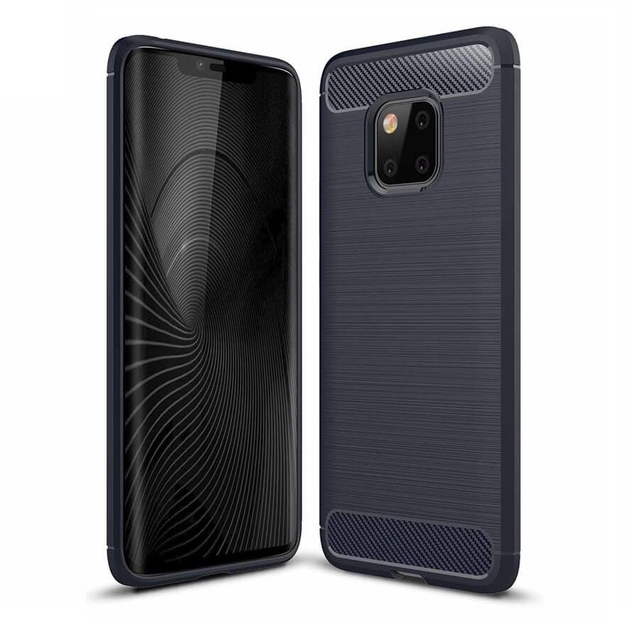 funda gel tpu cepillada Azul Huawei Mate 20 Pro