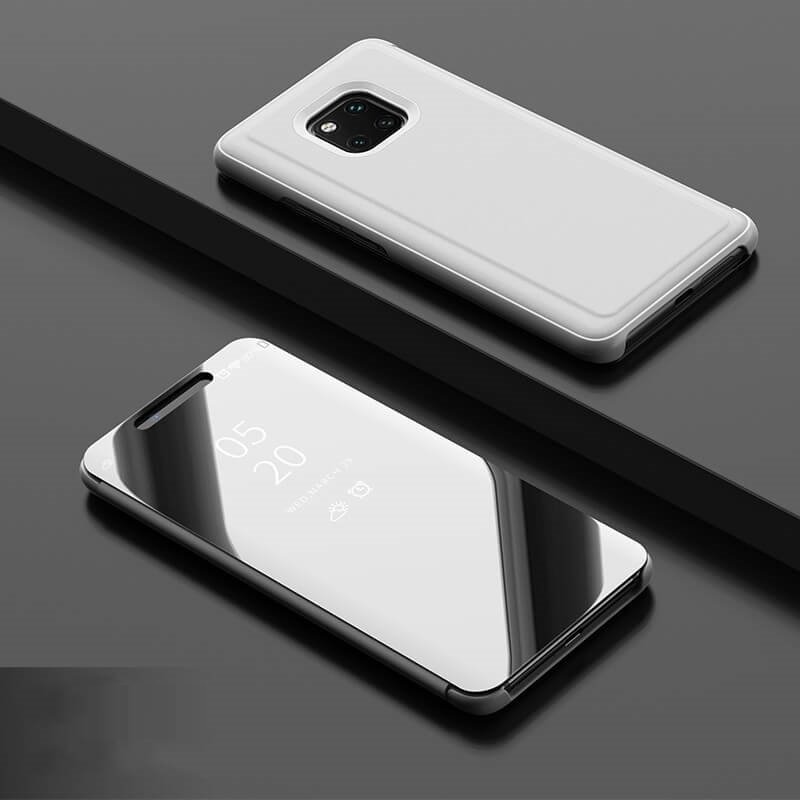 Funda Libro Smart Translucida Huawei Mate 20 Pro Gris Plata