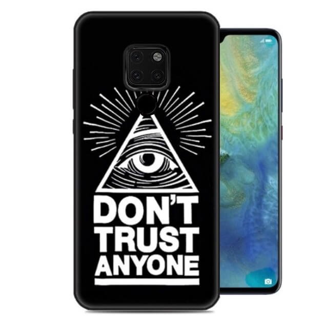 Funda Huawei Mate 20 Gel Dibujo Confianza de alta calidad.