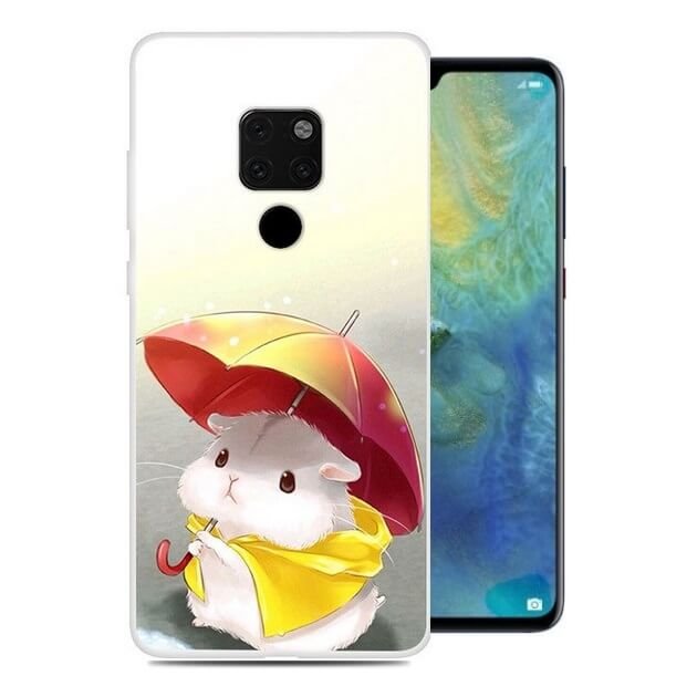 Funda Huawei Mate 20 Gel Dibujo Ratoncito de alta calidad.