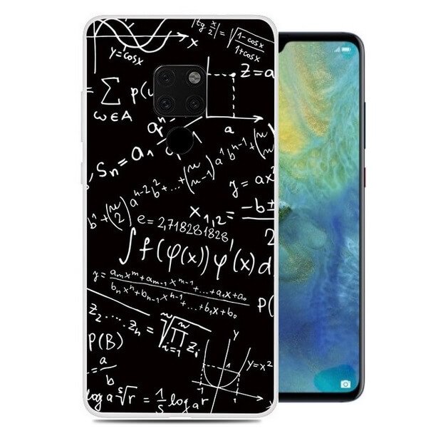 Funda Huawei Mate 20 Gel Dibujo Formulas de alta calidad.