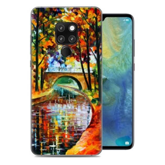 Funda Huawei Mate 20 Gel Dibujo Pintura de alta calidad.