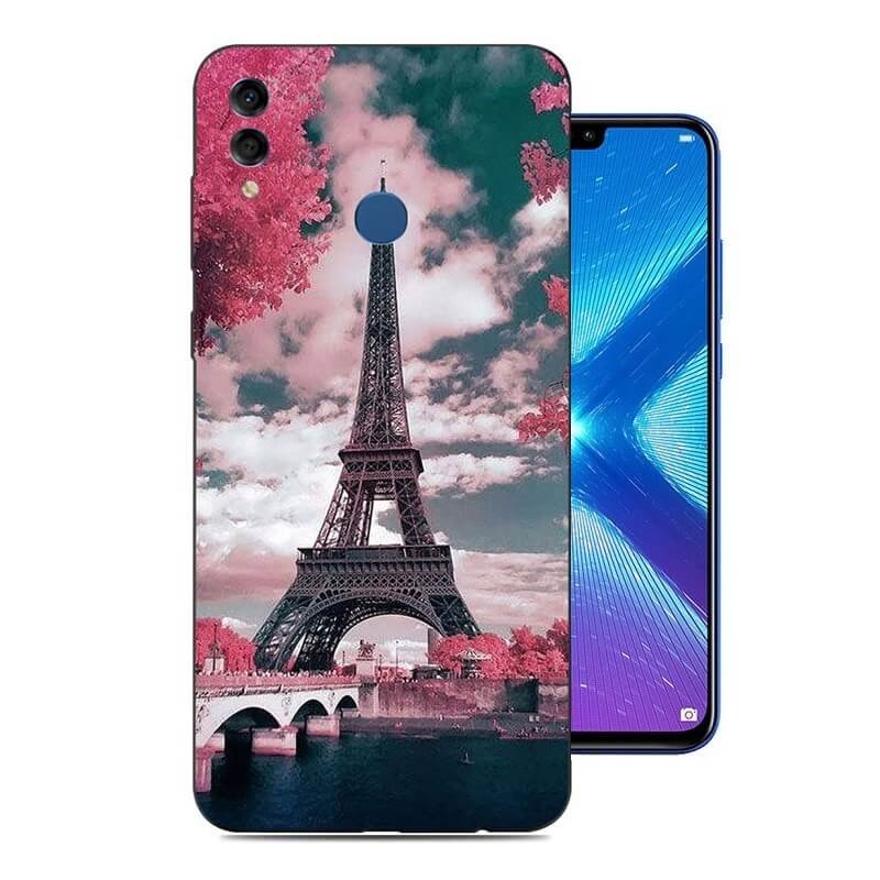 Funda Honor 8X Gel Dibujo Paris Indestructible de alta calidad.