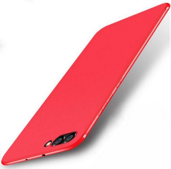Funda Gel Honor 10 Flexible y lavable Mate Roja