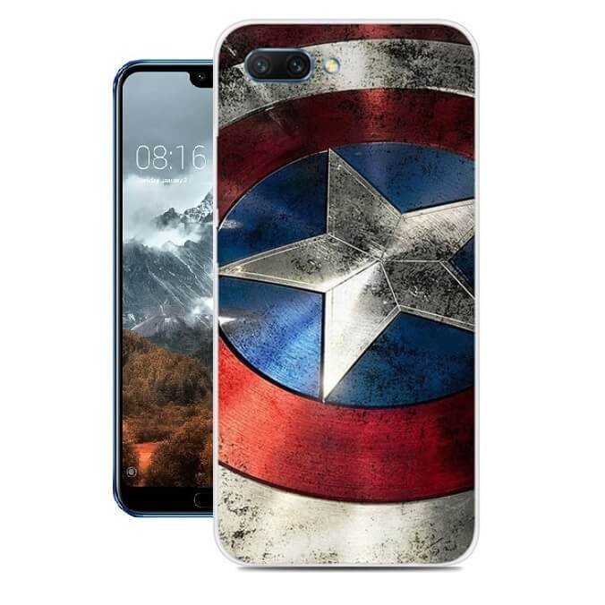 Funda Honor 10 Gel Dibujo America Indestructible de alta calidad.