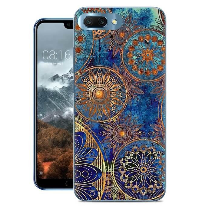 Funda Honor 10 Gel Dibujo Mandala Indestructible de alta calidad.