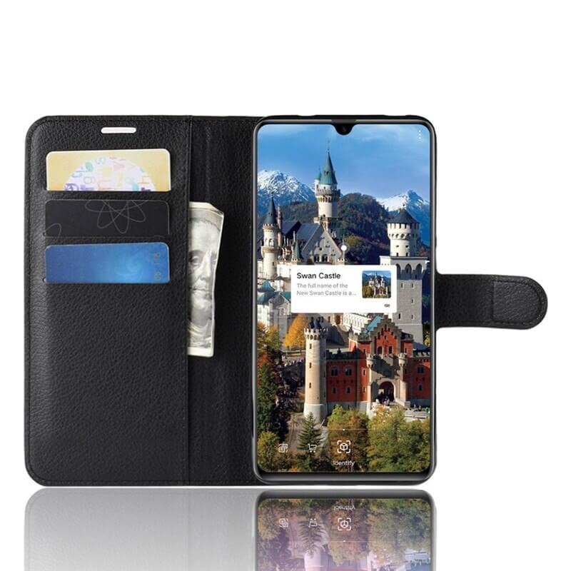 Funda cuero Flip Huawei Mate 20 Negra