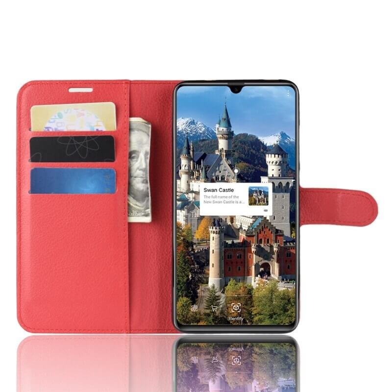 Funda cuero Flip Huawei Mate 20 Roja