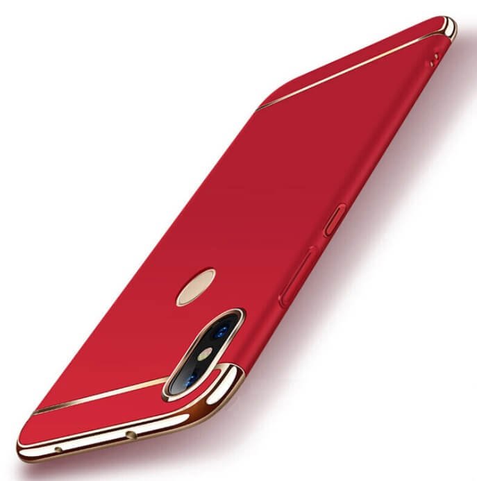 Funda Xiaomi Redmi Note 6 Pro Cromadas Roja.