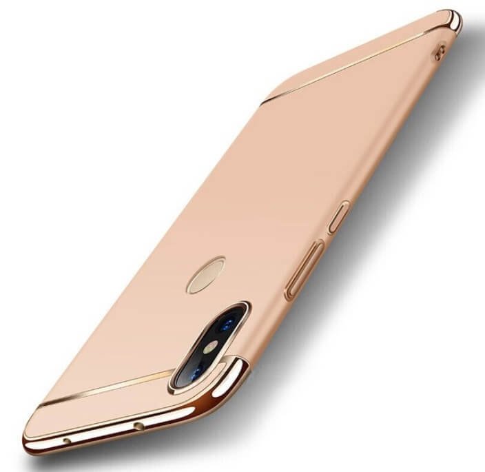 Funda Xiaomi Redmi Note 6 Pro Cromadas Dorada