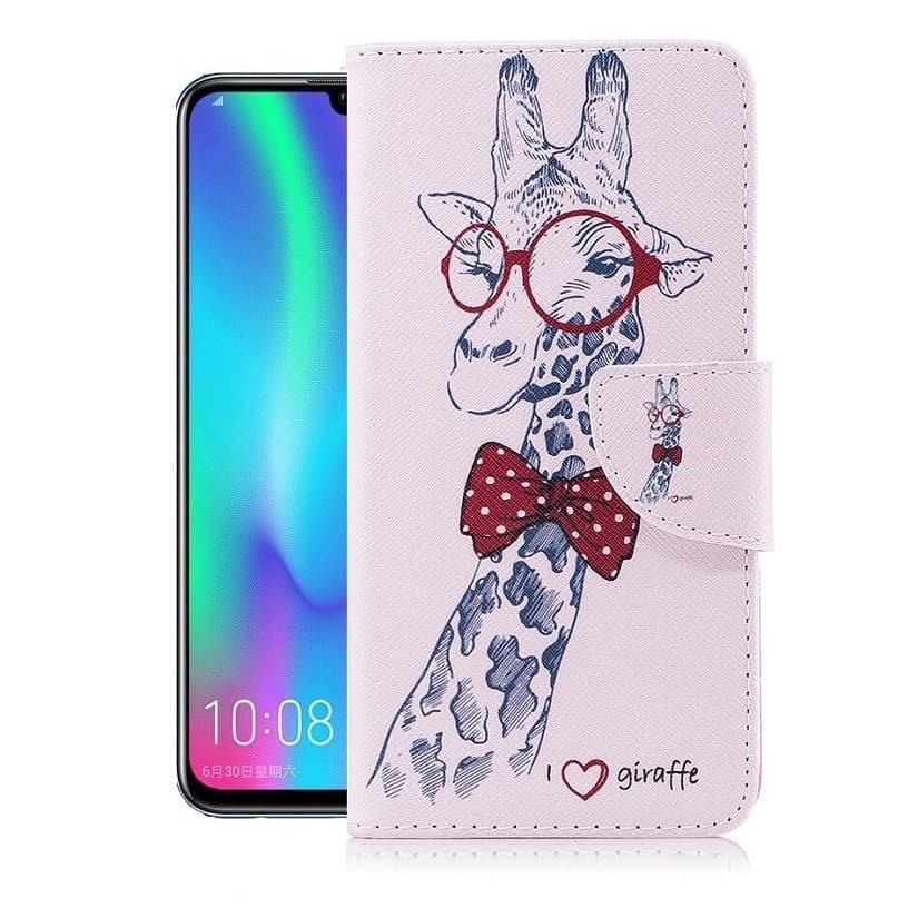 Funda Libro Honor 10 Lite Soporte Jirafa.