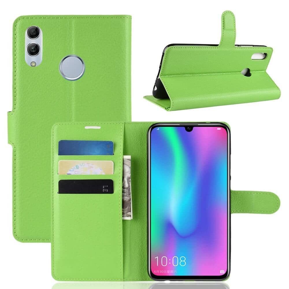Funda Libro Honor 10 Lite Soporte Verde.