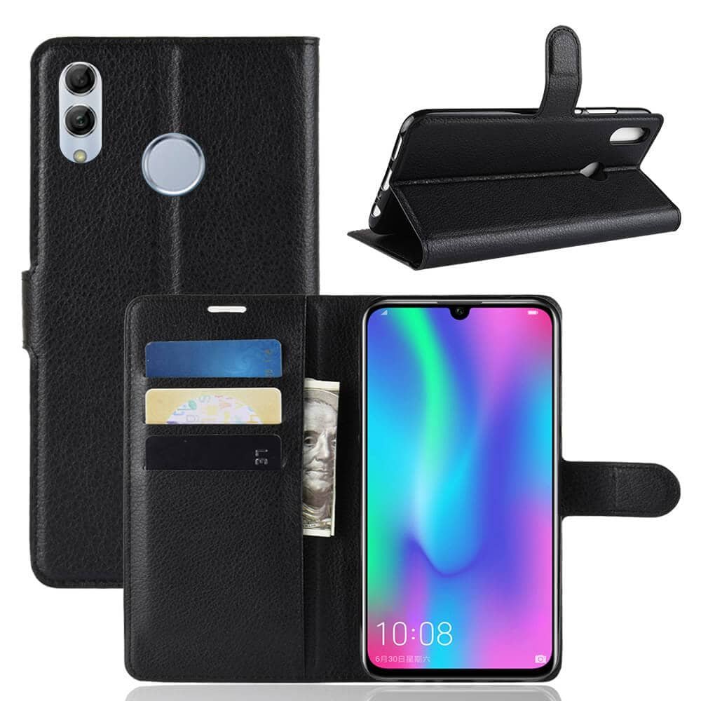Funda Libro Honor 10 Lite Soporte Negra.