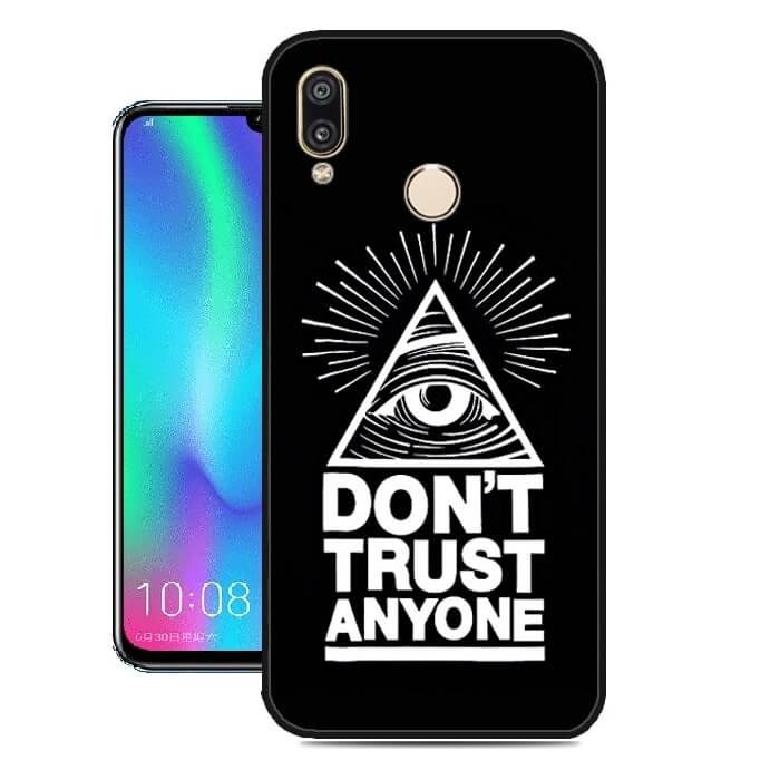 Funda Honor 10 Lite Gel Dibujo Confianza Indestructible de alta calidad.