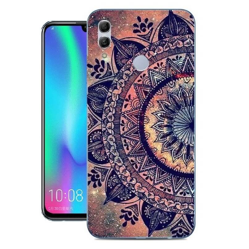 Funda Honor 10 Lite Gel Dibujo Mandala Indestructible de alta calidad.