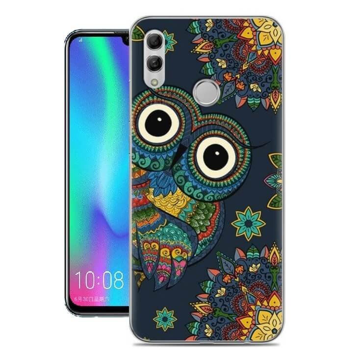 Funda Honor 10 Lite Gel Dibujo Buho Indestructible de alta calidad.