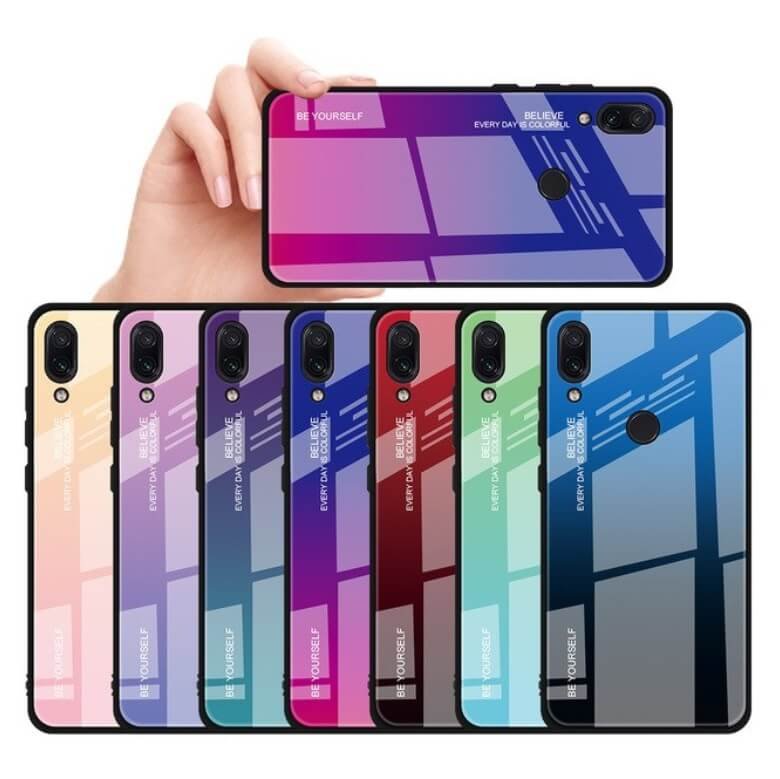 Funda Xiaomi Redmi Note 7 Tpu Trasera Cristal