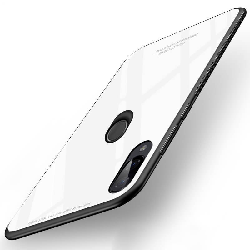 Funda Xiaomi Redmi Note 7 Tpu Trasera Cristal Blanca