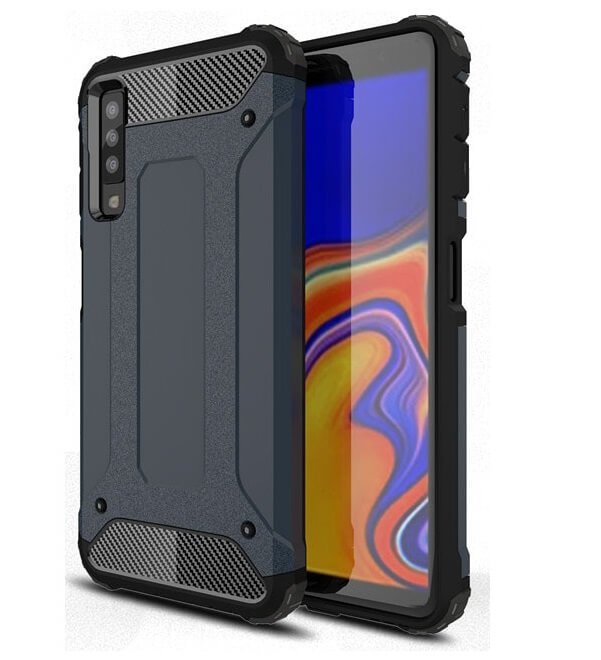 Funda Samsung Galaxy A7 2018 Shock Resistante Navy