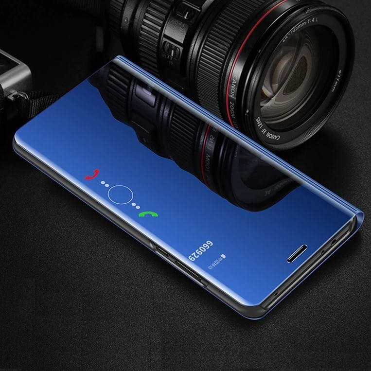 Funda Libro Smart Translucida Samsung Galaxy A7 2018 Azul