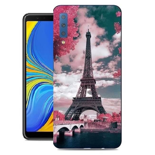 Funda Samsung Galaxy A78 2018 Gel Dibujo Paris