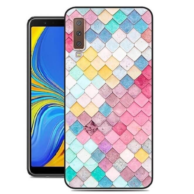 Funda Samsung Galaxy A7 2018 Gel Dibujo Aquarela