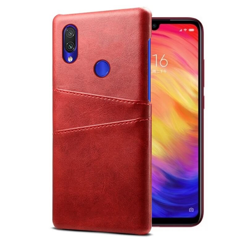 Carcasa Xiaomi Redmi Note 7 Cuero Roja